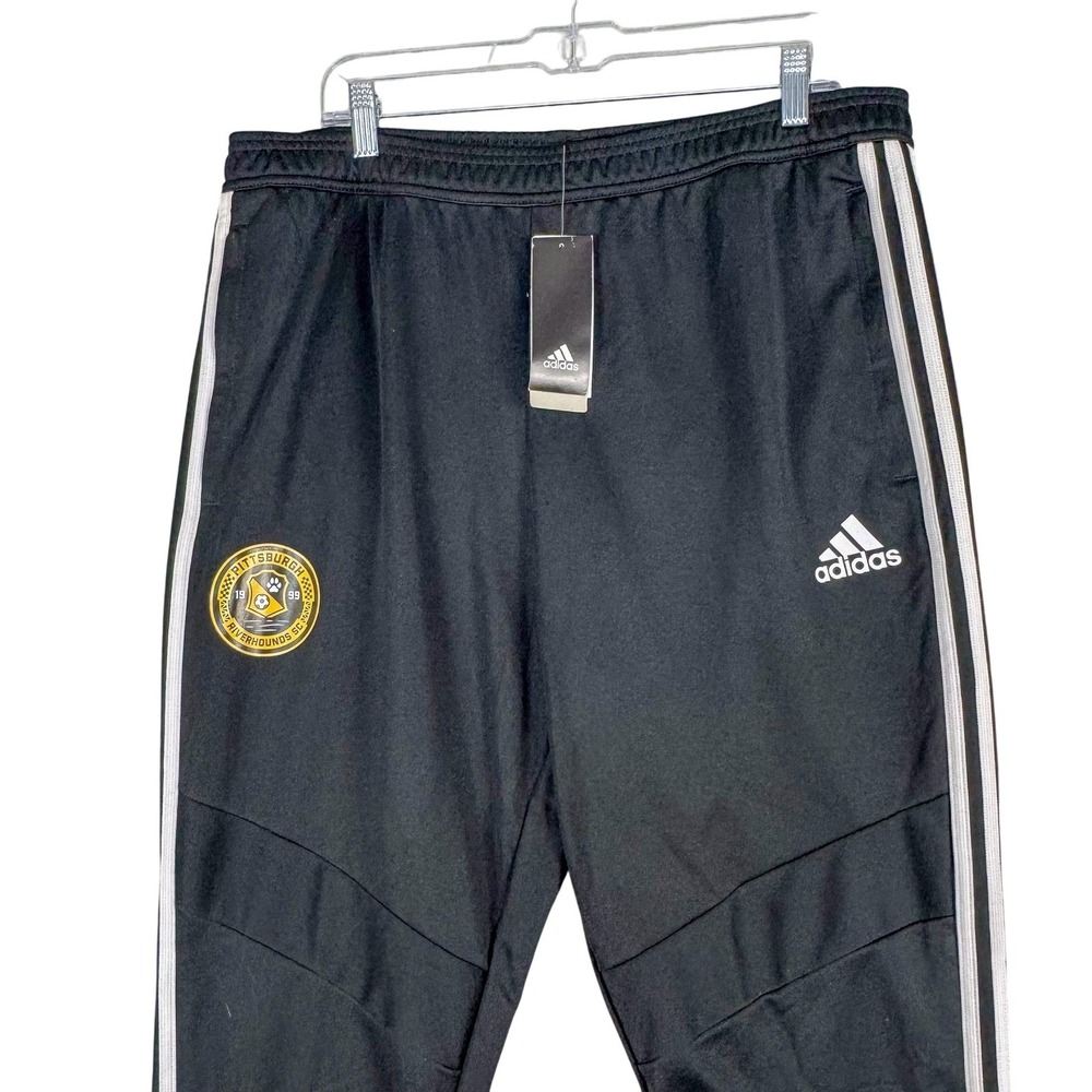 Pittsburgh Riverhounds SC Pants Mens XL Black Tiro 19 Soccer‎ Adidas ClimaCool